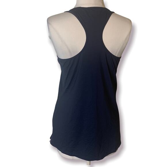 Spanx Transformation Top Tank side zip blue black Sz M - Picture 8 of 8